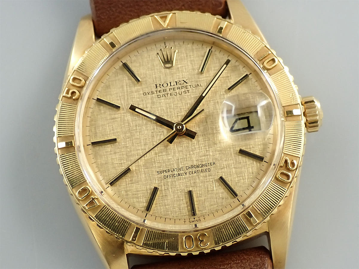 ロレックス デイトジャスト サンダーバード Ref.1625/8 シャンパンモザイク文字盤 中古 14724W9M