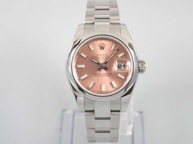 Rolex Datejust Pink Bar Ladies Ref.179160