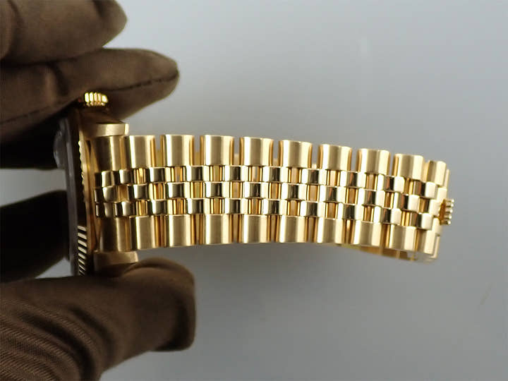 ロレックス デイトジャスト36 Ref.16238 イエローゴールド ブルー文字盤 ジュビリーブレスレット