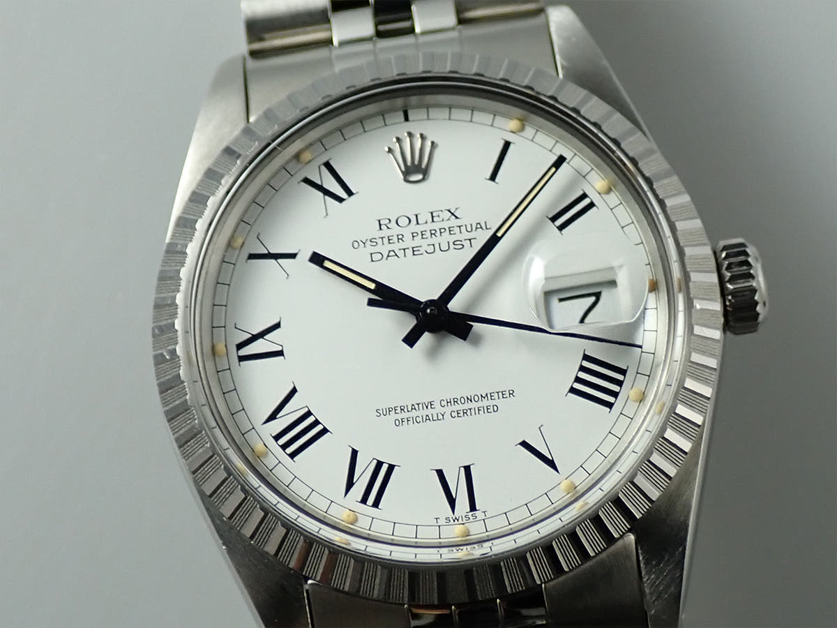 ロレックス デイトジャスト Ref.16030 ホワイト文字盤 中古 RM6ASVHJ