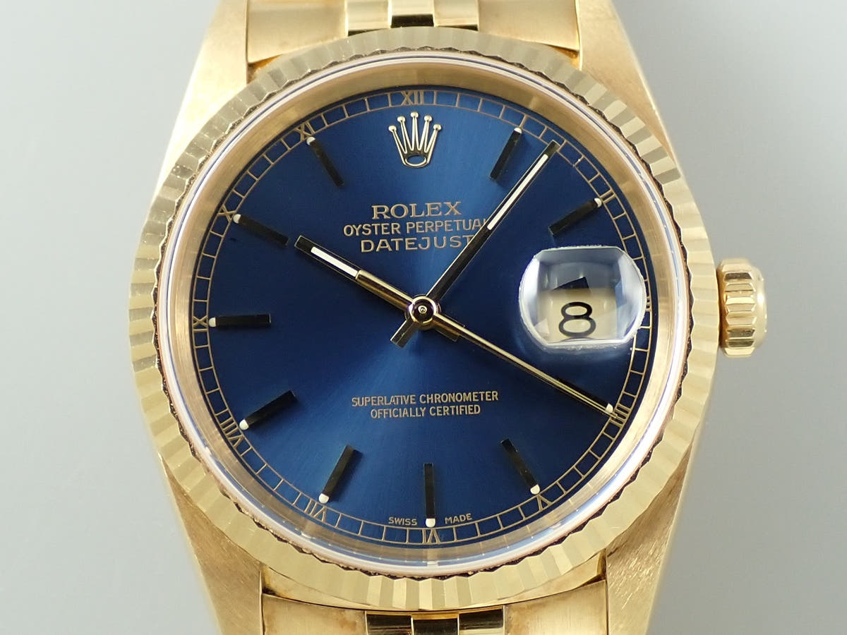ロレックス デイトジャスト36 Ref.16238 ブルー文字盤 中古 05A1F073