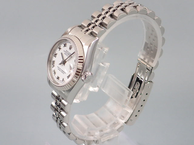 Rolex Datejust White Roman Ladies Ref.79174