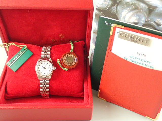 Rolex Datejust White Roman Ladies Ref.79174