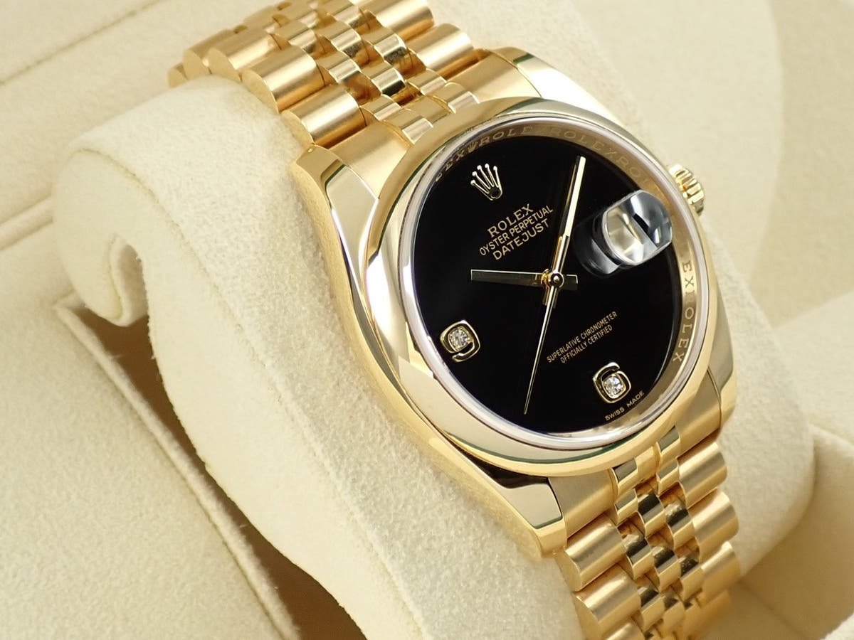 ロレックス デイトジャスト Ref.116208 オニキス文字盤 美品 TMH28252
