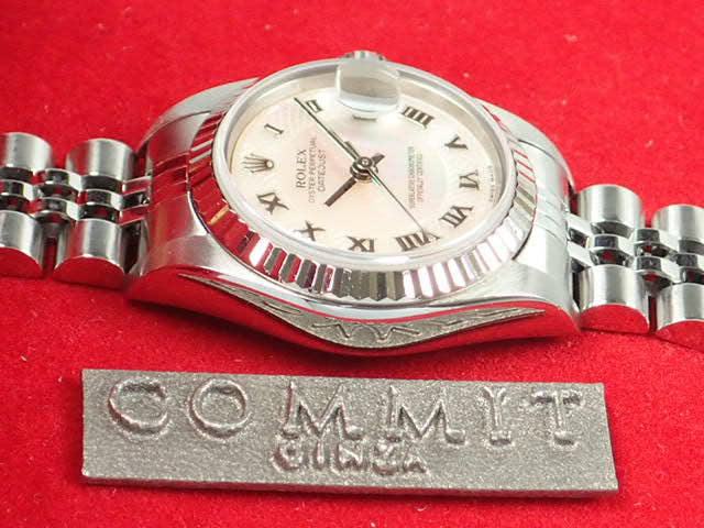 ロレックス デイトジャスト Ref.79174NRD デコレーションピンクシェル文字盤 中古 datejust-38 ジュビリーブレスレット