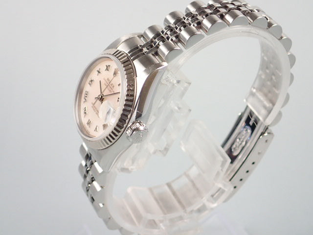 Rolex Datejust Decorated Pink Shell Dial Ladies Ref.79174NRD