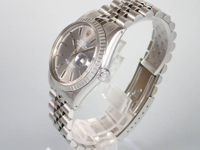 ロレックス デイトジャスト Ref.16030 グレー文字盤 中古 datejust-39 ジュビリーブレスレット