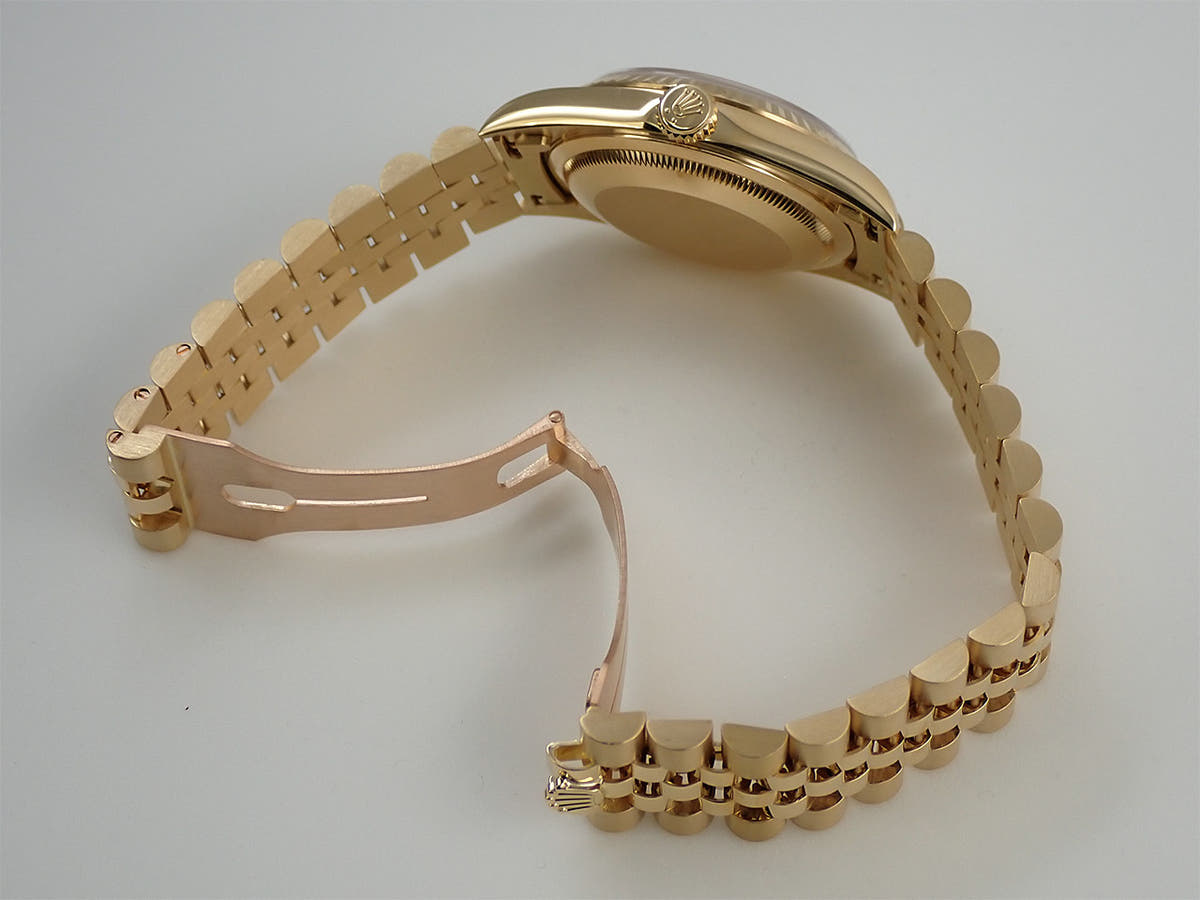 ロレックス デイトジャスト Ref.16238G オニキス×2Pダイヤ文字盤 美品 85RLKUAA