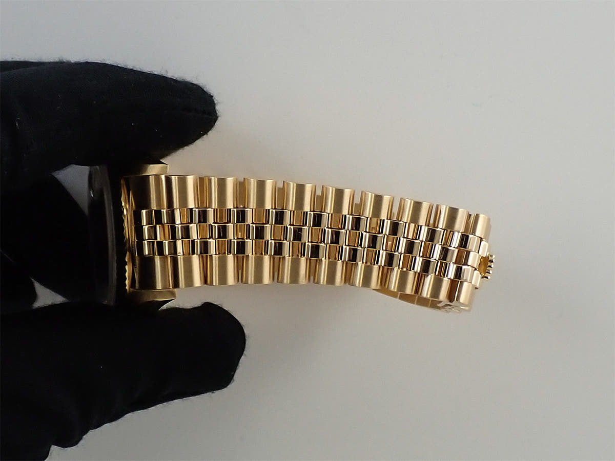 ロレックス デイトジャスト Ref.16238G オニキス×2Pダイヤ文字盤 美品 85RLKUAA