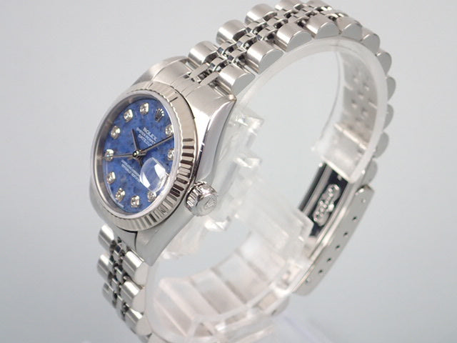 Rolex Datejust Sodalite 10P Diamond Ladies Ref.79174G