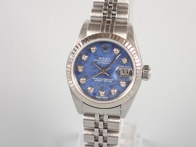 Rolex Datejust Sodalite 10P Diamond Ladies Ref.79174G