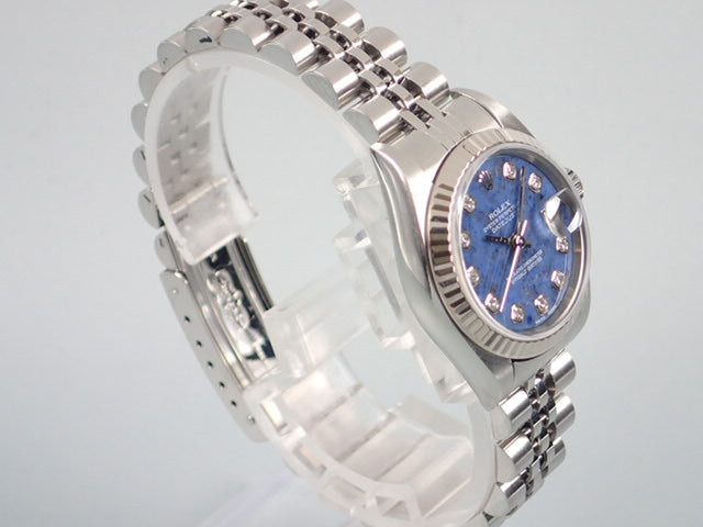 Rolex Datejust Sodalite 10P Diamond Ladies Ref.79174G