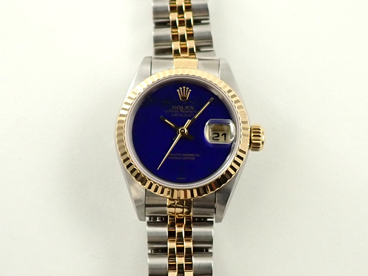 Rolex Datejust Ref.69173 SS/YG Lapis Lazuli Dial