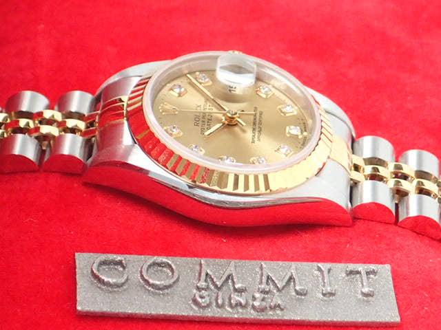 ロレックス デイトジャスト Ref.69173G シャンパン文字盤 中古 datejust-43 ジュビリーブレスレット