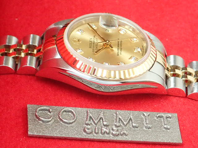 ロレックス デイトジャスト Ref.79173G シャンパン文字盤 中古 datejust-47 ジュビリーブレスレット