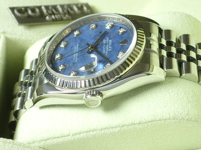 Rolex Datejust 10P Diamond Sodalite Ref.116234