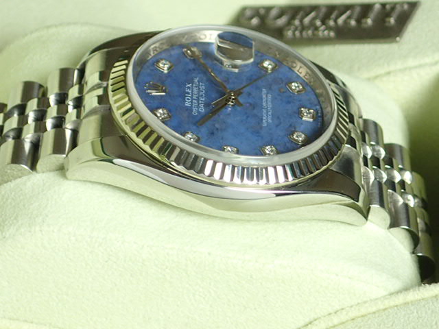 Rolex Datejust 10P Diamond Sodalite Ref.116234