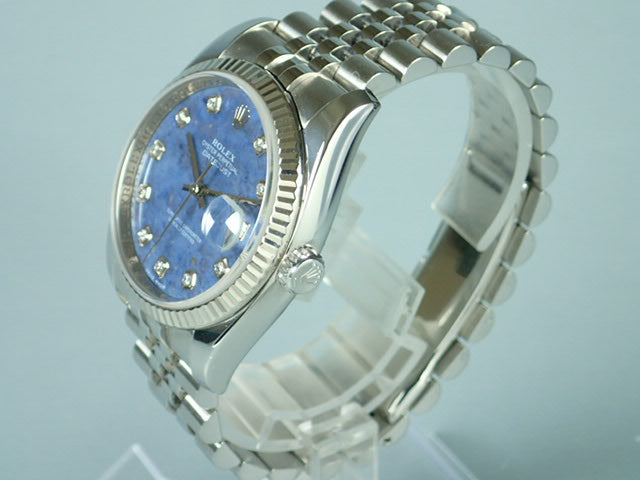 Rolex Datejust 10P Diamond Sodalite Ref.116234