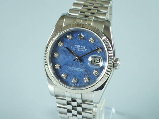 ロレックス デイトジャスト Ref.116234 ソーダライト文字盤 中古 datejust-49 ジュビリーブレスレット