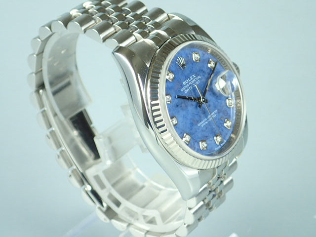 Rolex Datejust 10P Diamond Sodalite Ref.116234