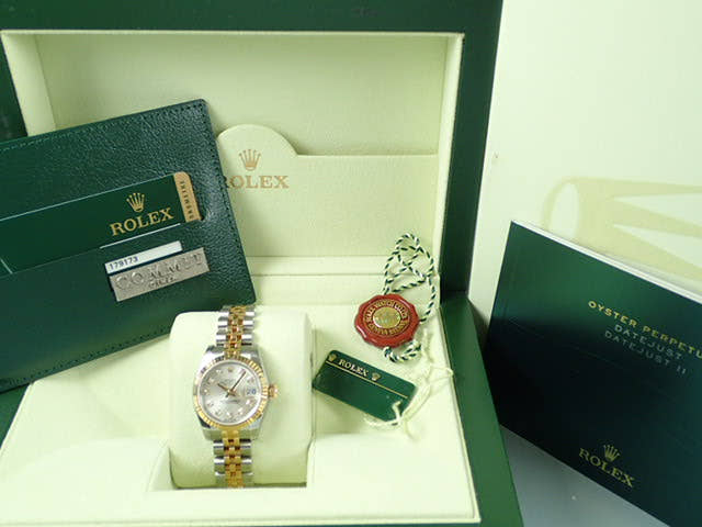 ロレックス デイトジャスト Ref.179173G シルバー文字盤 美品 datejust-50 ジュビリーブレスレット