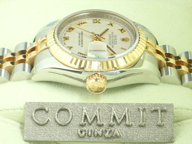 Rolex Datejust Pyramid Roman Dial Ladies Ref.179173