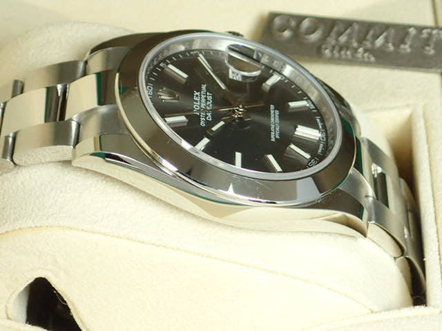 ロレックス デイトジャスト Ref.126300 ダークロジウム文字盤 中古 datejust-53