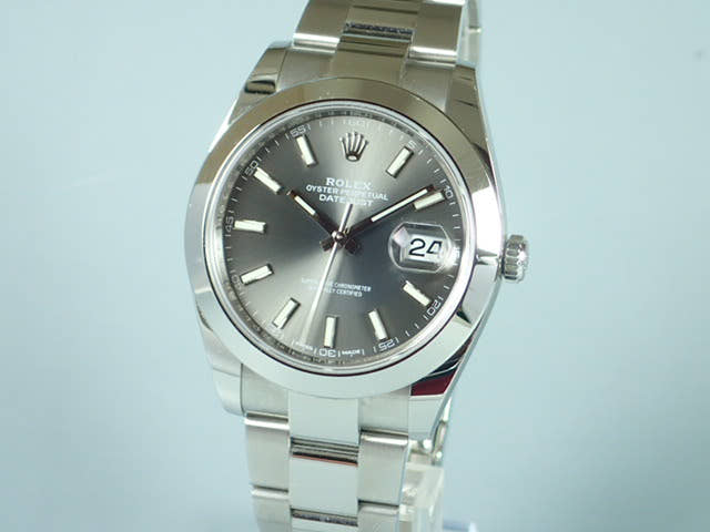 ロレックス デイトジャスト Ref.126300 ダークロジウム文字盤 中古 datejust-53