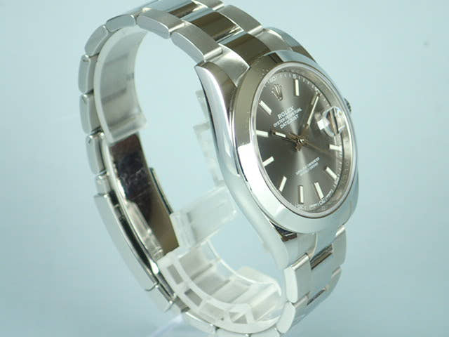 ロレックス デイトジャスト Ref.126300 ダークロジウム文字盤 中古 datejust-53