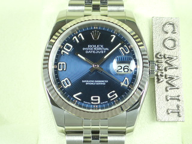 Rolex Datejust Blue Concentric Ref.116234