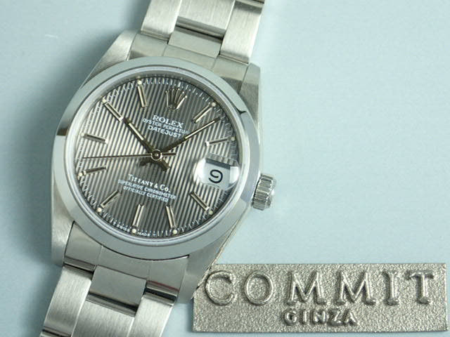 ロレックス デイトジャスト Ref.68240 グレー タペストリー文字盤 中古 datejust-57