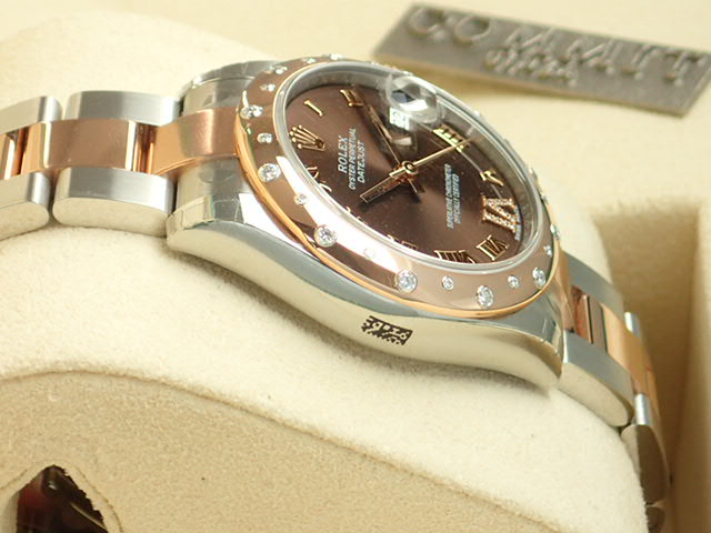 Rolex Datejust Chocolate Brown Bezel Diamond [Unused]