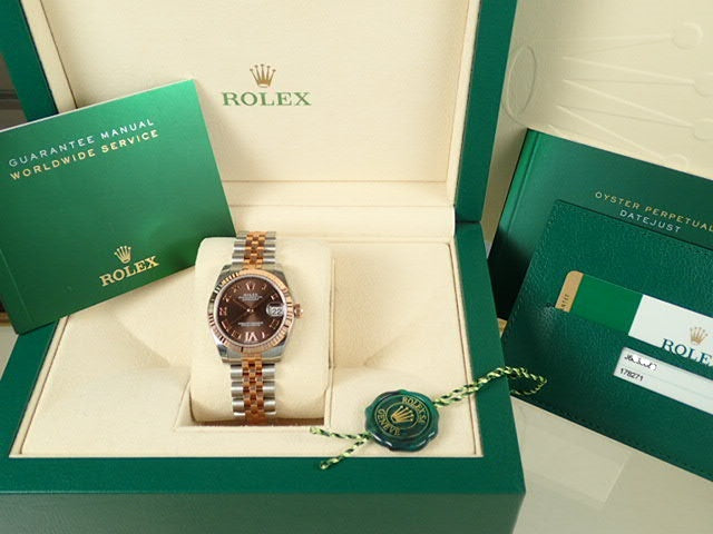 Rolex Datejust Chocolate Brown Roma VI Diamond [Unused]