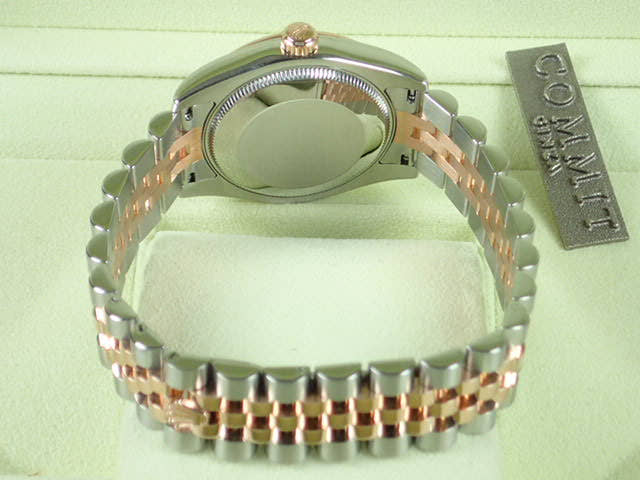 ロレックス デイトジャスト Ref.178271 ピンク文字盤 中古 datejust-63 ジュビリーブレスレット