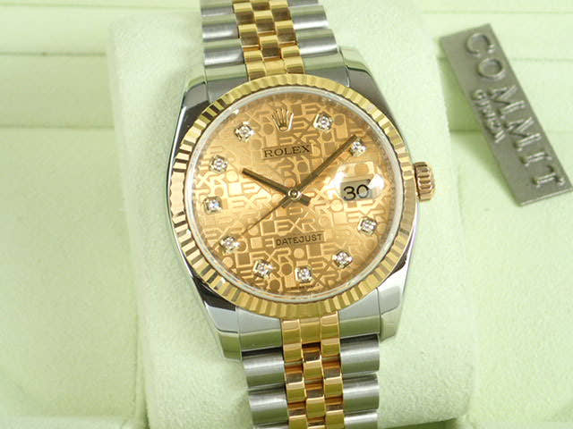 ロレックス デイトジャスト Ref.116233 コンピューターダイヤル文字盤 中古 datejust-66 ジュビリーブレスレット