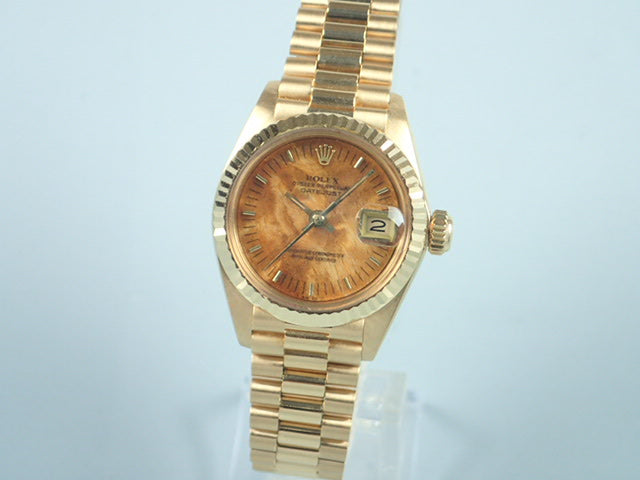 Rolex Datejust Walnut Dial Ladies Ref.6917/8