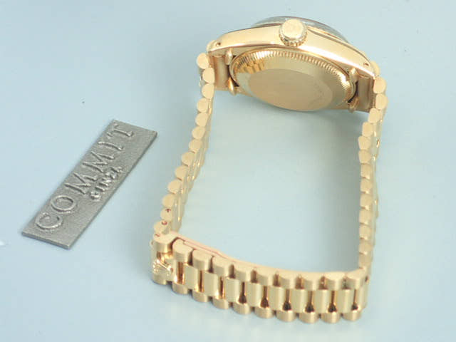 ロレックス デイトジャスト Ref.6917/8 ウォルナットダイヤル文字盤 中古 datejust-69 プレジデントブレスレット