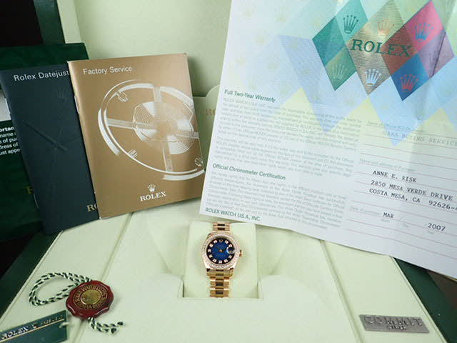 Rolex Datejust Ref.179138 Blue Gradient Dial Used datejust-72