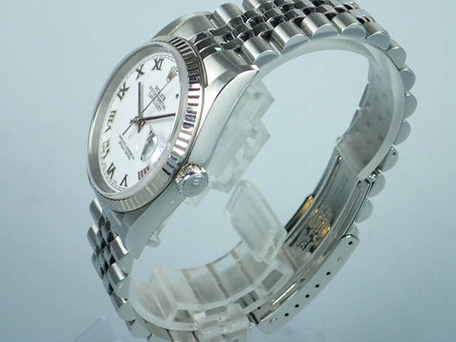ロレックス デイトジャスト Ref.16234 ホワイト文字盤 中古 datejust-74 ジュビリーブレスレット