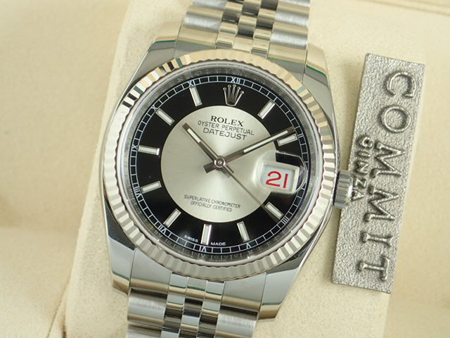 Rolex Datejust Silver/Black Random Ref.116234