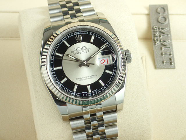 Rolex Datejust Silver/Black Random Ref.116234