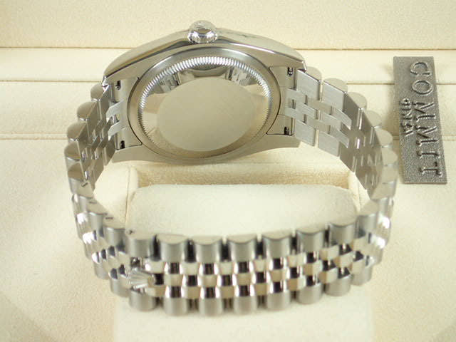 ロレックス デイトジャスト Ref.116234 シルバー/ブラック文字盤 中古 datejust-75 ジュビリーブレスレット