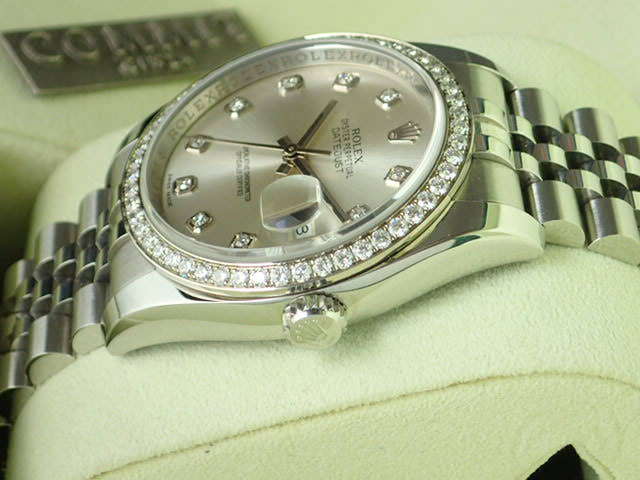 ロレックス デイトジャスト Ref.116244 シルバー文字盤 中古 datejust-77 ジュビリーブレスレット