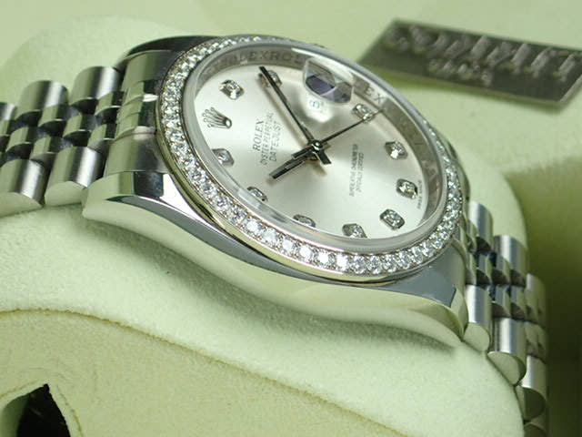 ロレックス デイトジャスト Ref.116244 シルバー文字盤 中古 datejust-77 ジュビリーブレスレット