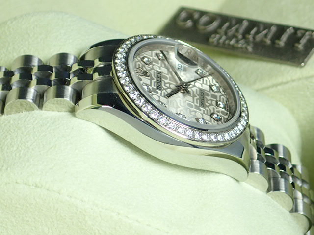 Rolex Datejust Computer 10P Bezel Diamond Ladies