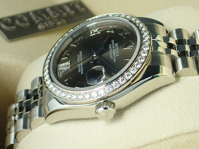 Rolex Datejust Bronze Bezel Diamond