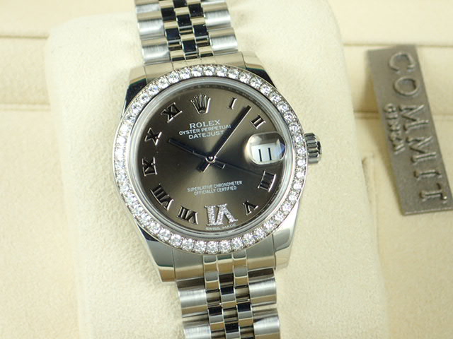 Rolex Datejust Bronze Bezel Diamond