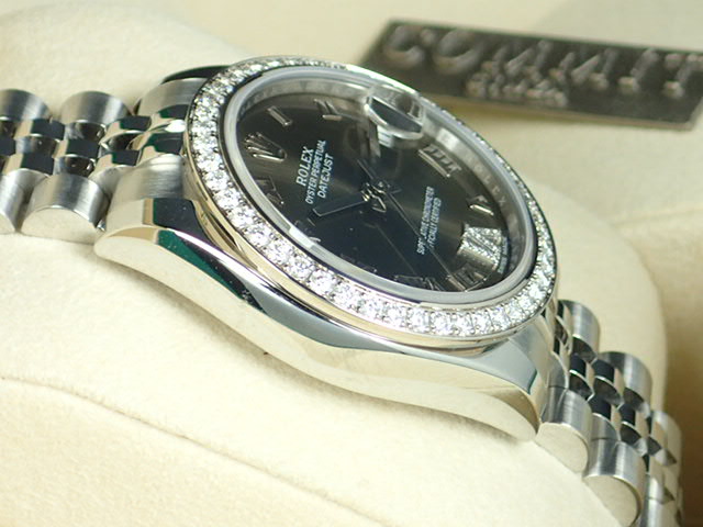 Rolex Datejust Bronze Bezel Diamond