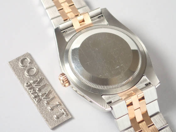 ロレックス デイトジャスト Ref.116231 ブラック文字盤 中古 datejust-8 ジュビリーブレスレット
