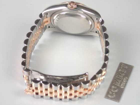 ロレックス デイトジャスト Ref.116231 ブラック文字盤 中古 datejust-8 ジュビリーブレスレット